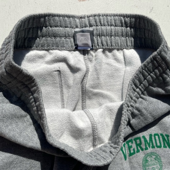 Men's MV Sport Joggers Gray Vermont University M Stretch Pockets Academia Sweats - Picture 5 of 12